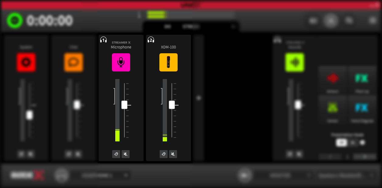 Multiple headphone mixes in UNIFY